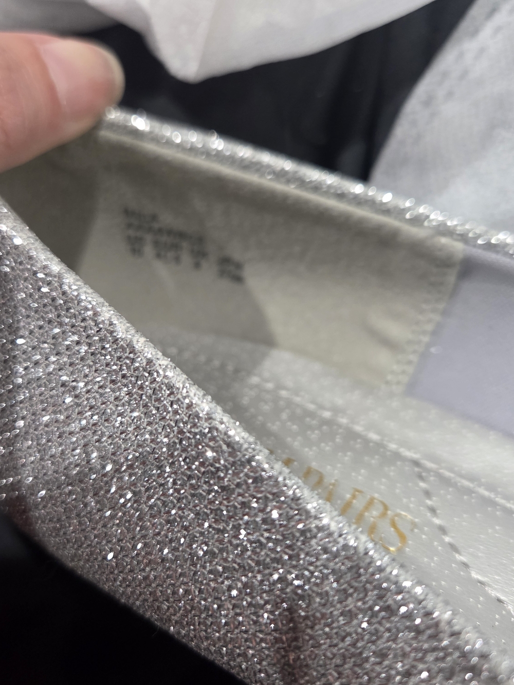 Dream Pairs Silver Sparkle Pointed Toe Heels - Picture 3 of 6
